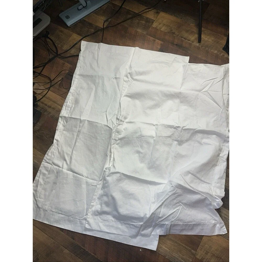 Pizuna King White Duvet Cover Set 100% Long Staple Cotton 2 King Shams New